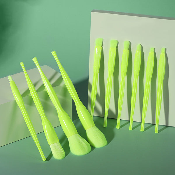 Makeup Brush Set 10 Candy Color Eyeshadow