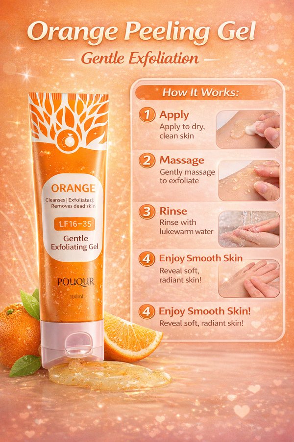 Orange exfoliating Gel