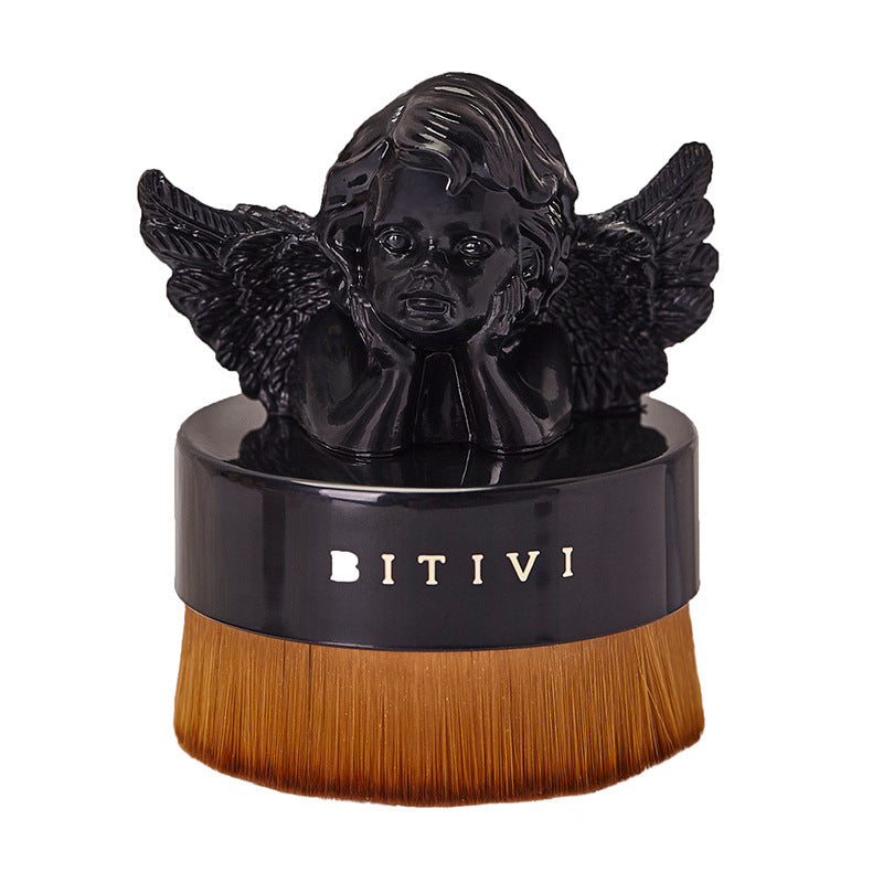 New Foundation Brush, Base Makeup Brush, Easy To Use, With Lid, High Density