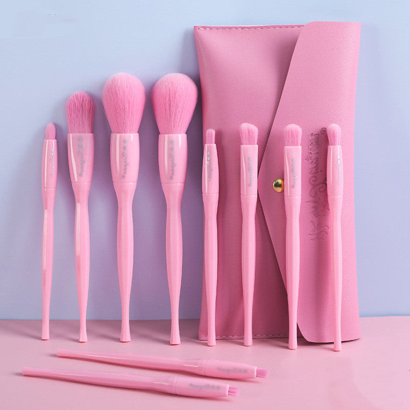 Makeup Brush Set 10 Candy Color Eyeshadow