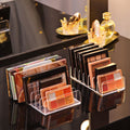 Eyeshadow Tray Storage Box Powder Cake Drawer Compartment Transparent Plastic Desktop Makeup Blush Cosmetics Storage Shelf