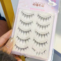 Five Pairs Of Grinding Pointed False Eyelashes Three-dimensional