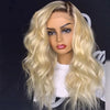 Perruque blonde humaine