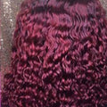 ombre burgundy bob lace front wig